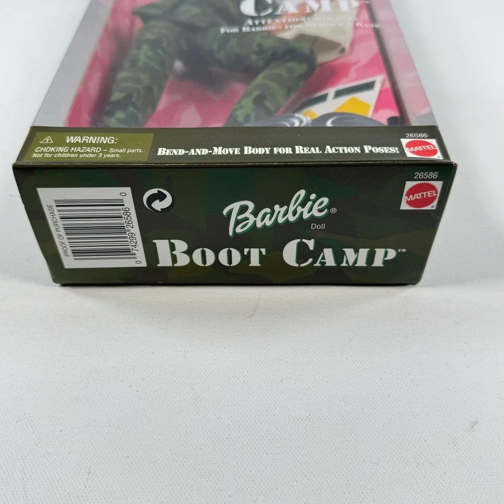 Barbie Boot Camp Doll 1999 Mattel 26586 AAFES Exclusive Military Camo NIB